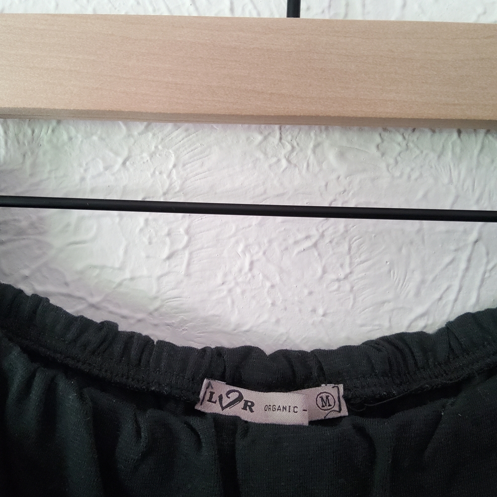 LVR Fashion Black Foldover Flare Pants - NWT - Picture 5 of 7